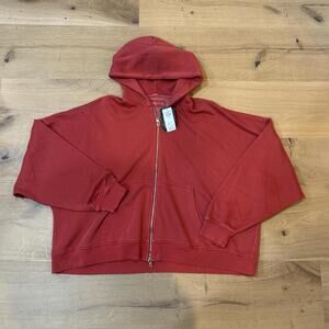 Abrecrombie & fitch cropped zip